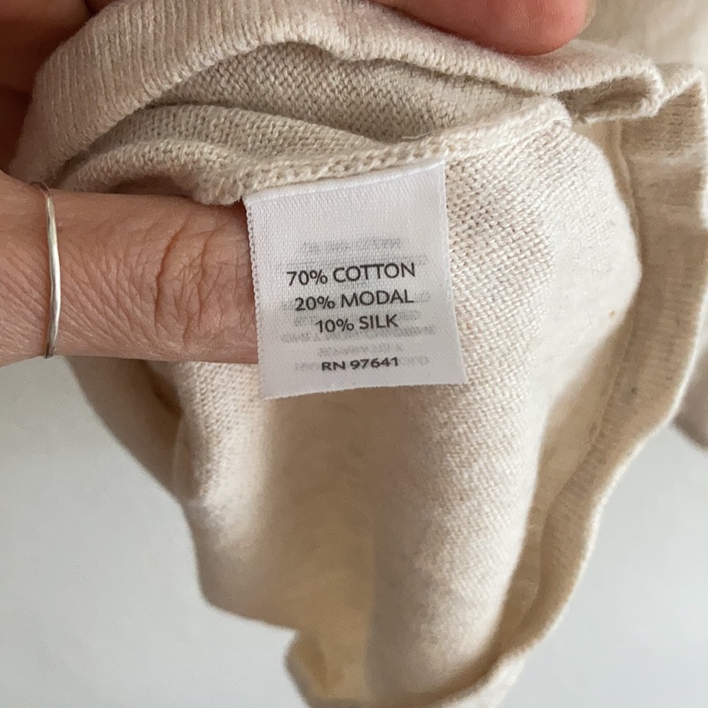 J. Jill cotton/silk tunic - Picture 4 of 6